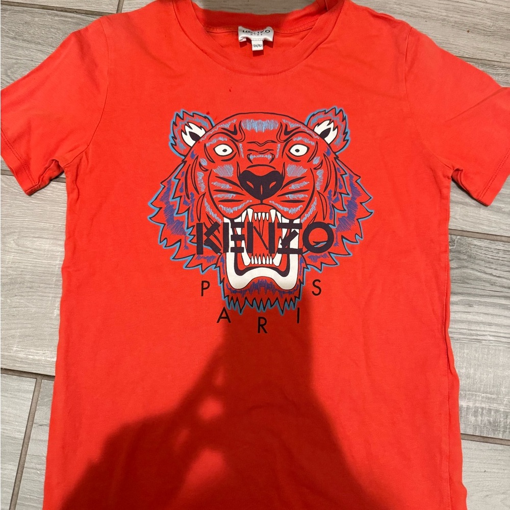 Kenzo Kids Bright Red Tiger Tee